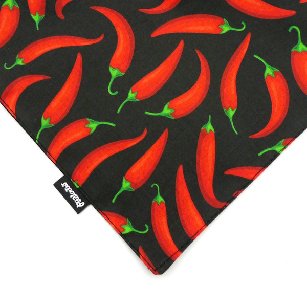 Dog Bandana Red Hot Chili Psiakrew handkerchief style to tie around your pet’s neck
