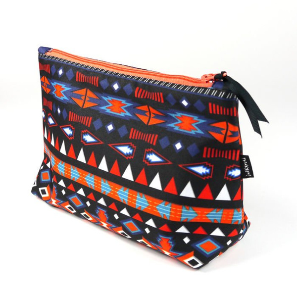 Make-up bag, Ento, boho style Cosmetic Bag, vanity case Sorry Winnetou Psiakrew