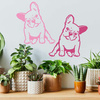 Wall decal Dog -Frenchie Melancholy- wall decoration Baby Room Dog Lovers gift idea