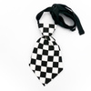 Hundekrawatte im Schachbrettmuster von Psiakrew Ein stilvolles Accessoire für Ihren Vierbeiner