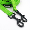 Long Lime Dog Leash width 2 cm (0.78") wide; black snap hook 7 cm