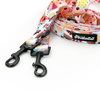 Dog Leash Hot Sweetness width 2.5 cm, 1" wide, snap hook black 6cm