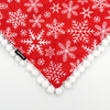 Dog Bandana Snowflakes handkerchief style to tie around your pet’s neck