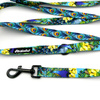 Hundeleine, lang, abnehmbar, verstellbar Peacock's Eye Psiakrew, Breite 2 cm, Karabiner schwarz 7 cm