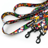 Dog Leash Winter is Coming Psiakrew width 2.5 cm, 1" wide, snap hook black 6cm