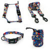 ACCESSORY KIT. Big dog. Día de los Muertos Psiakrew Series; Collar, Harness, Leash, Sachet for dog treats