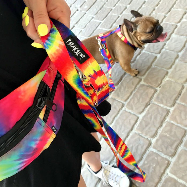 Fanny Pack Hip Bag Tie-Dye, Bum Bag Psiakrew, hippie style