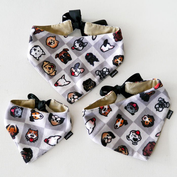 Premium Dog Bandana Puppy Dogs handkerchief style to tie around your pet’s neck