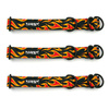 Half-choke collar Dog On Fire, 2.5 cm wide, medium and big dogs, black extras