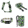 ZUBEHÖRSATZ. Großer Hund. Bamboo Panda Psiakrew - Serie; Halsband, Geschirr, Leine, Sachet für Hundeleckerli