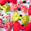 Dog Bow Tie, gift for dog, Pet Bow Tie, Bowtie, Collar Attachment, Folk