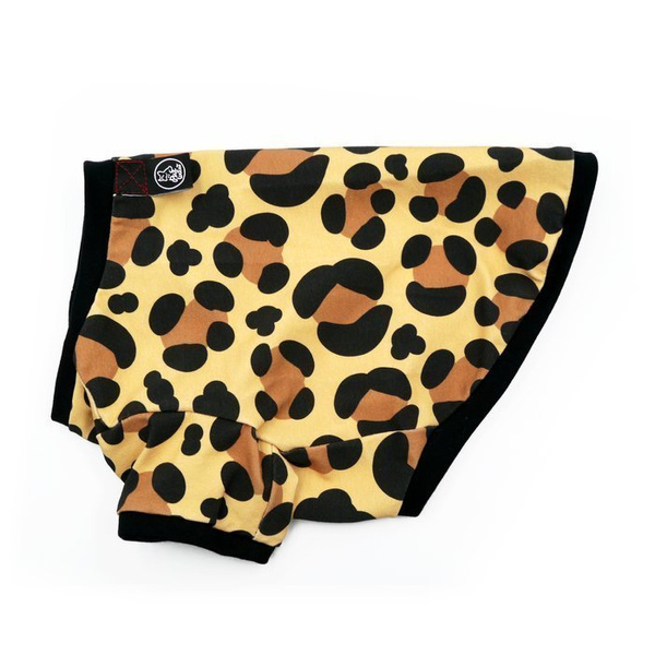 Koszulka T-shirt dla Psa Leopard Psiakrew, panterkowy wzór