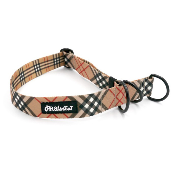 Half-choke collar Dogberry, 3 cm wide, medium and big dogs, black extras
