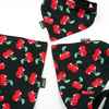 Dog Bandana Cherries handkerchief style to tie around your pet’s neck