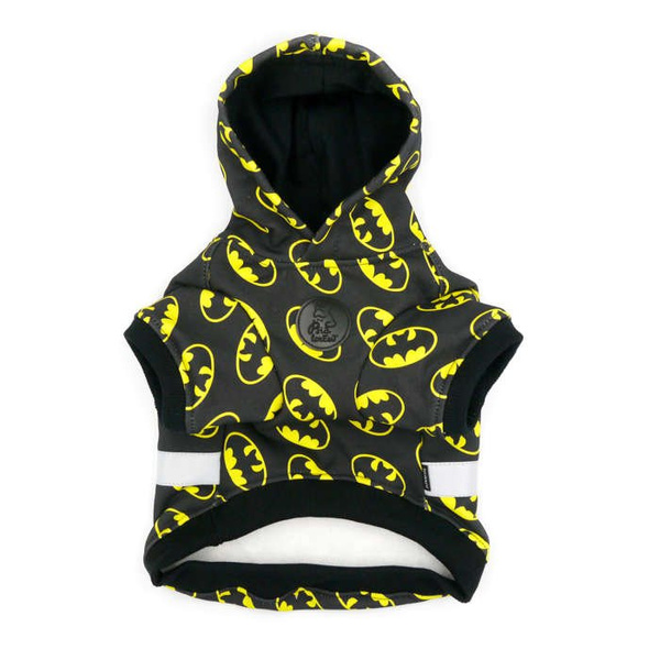 Bluza dla Psa z kapturem Batdog, odblaskowy element, super hero print