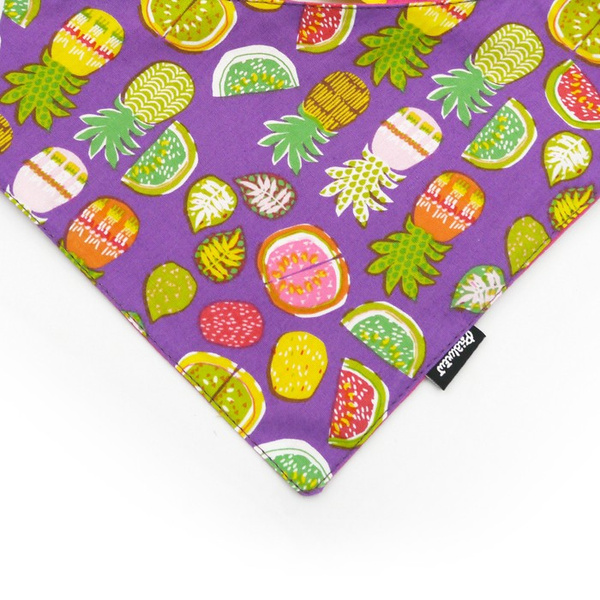 Dog Bandana Pineapple Psiakrew handkerchief style to tie around your pet’s neck