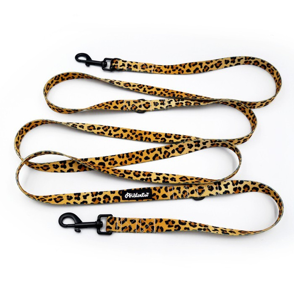 Long Dog Leash Tarzan Psiakrew width 2 cm (0.78"), black snap hook 7 cm (3,15")