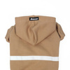 Beige Dog Hoodie Psiakrew, reflective inserts
