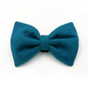 Green Petrole Dog Bow Tie, Pet Bow Tie, Bowtie, Collar Attachment