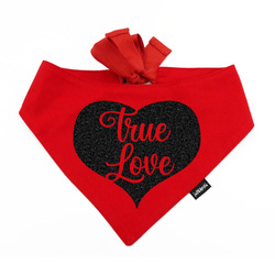 Bandana for Dog True Love Psiakrew, red bandana scarf