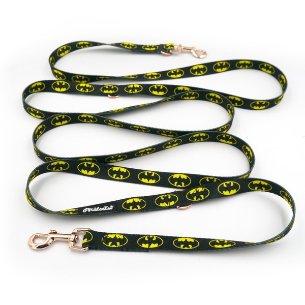 Smycz Dla Psa Długa Przepinana Regulowana Batdog Psiakrew 2 cm karabińczyk 6cm