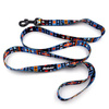 Dog Leash Sorry Winnetou Psiakrew width 2.5 cm, 1"  wide, big black snap hook 8 cm