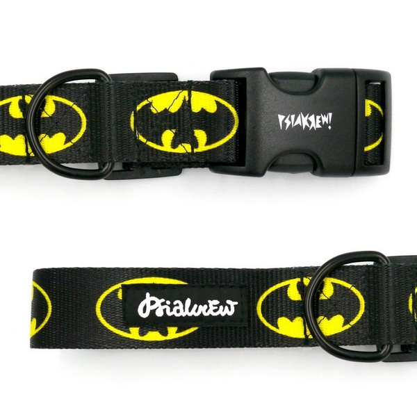 Dog Collar Psiakrew Batdog 3 cm, 1.18" wide
