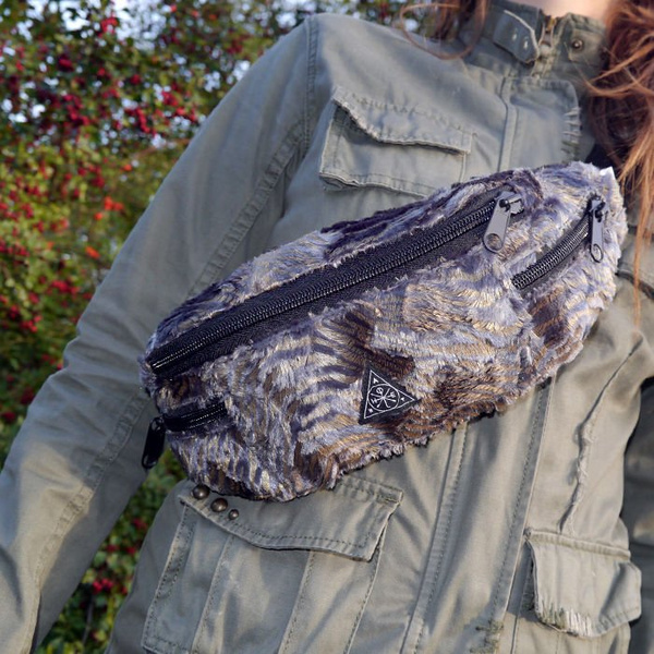 Hip Pack ArtHole Owl on melange