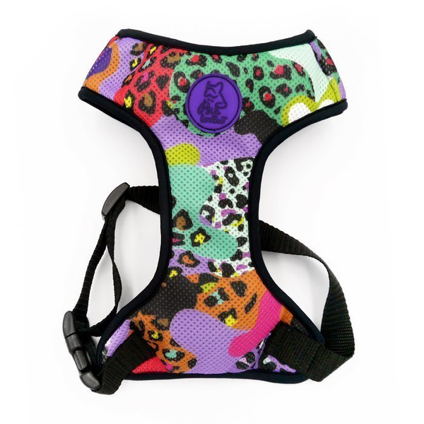 Dog Harness Crazy Leopard, Always Feeling Cool, Super Soft Psiakrew 