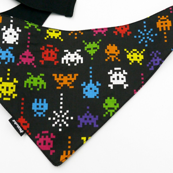 Invaders Psiakrew Bandana, gebundenes Taschentuch, Baumwollschal