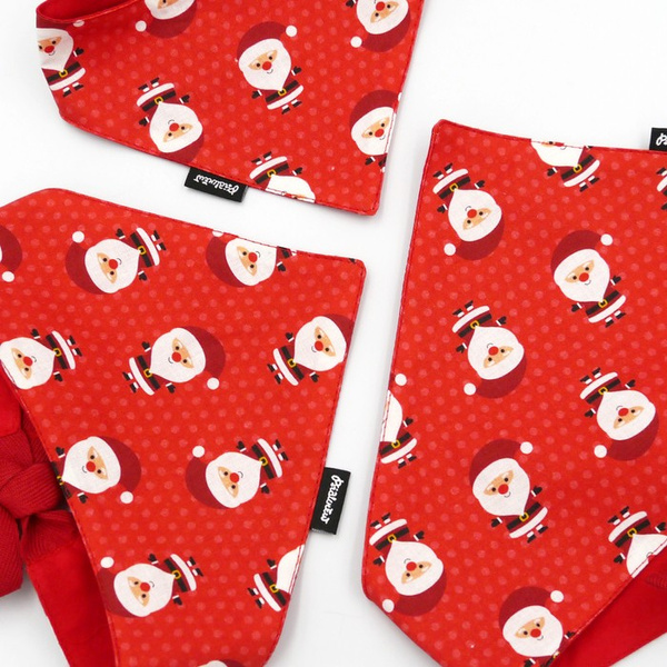 Premium Dog Bandana Saint nicholas' day handkerchief style to tie around your pet’s neck