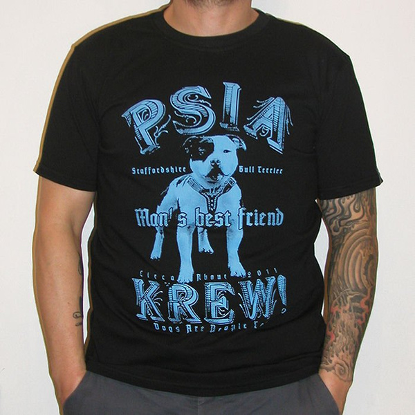 Staffy T-shirt Dog SBT Staffordshire Bull Terrier Man's best friend Psiakrew