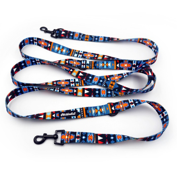 Dog Leash Sorry Winnetou Psiakrew width 2.5 cm, 1" wide, snap hook black 6cm