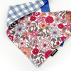 Dog Bandana Flowers handkerchief style to tie around your pet’s neck