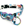 Halbes Würgehalsband Spotted Cow Psiakrew 2,5 cm für mittelgroße und größere Hunde
