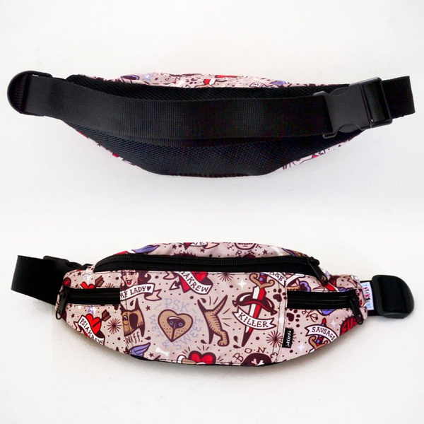 Fanny Pack Hip Bag Dog Tattoo, Bum Bag Psiakrew