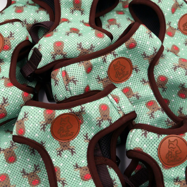 Dog Harness- Rudolph the Reindeer- Always Feeling Cool, Super Soft Psiakrew