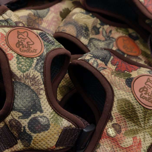 Dog Harness Forest Treasures, Always Feeling Cool, Super Soft Psiakrew