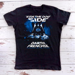 Psiakrew women's short-sleeved T-shirt French Bulldog Darth Frenchie