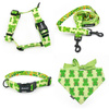 Dog Bandana Green Frogs Psiakrew handkerchief style to tie around your pet’s neck