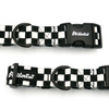 Dog Collar Psiakrew Checker 2.5 cm, 1"  wide black extras