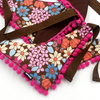 Pink Garden Psiakrew Bandana, gebundenes Taschentuch, Baumwollschal