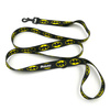 Dog Leash Batdog width 2.5 cm, 1"  wide, black snap hook 6 cm