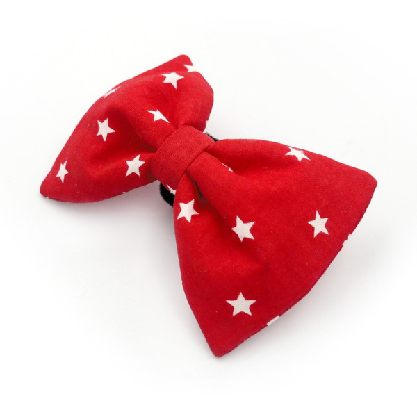 Fliege für Hund, Katze Psiakrew Red White Stars Christmas