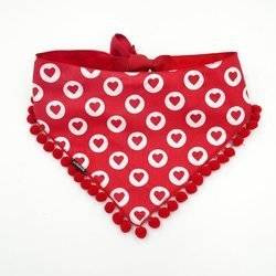 Dog Bandana I Love Psiakrew handkerchief style to tie around your pet’s neck
