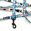 Long Dog Leash Spotted Cow width 2 cm (0.78")  wide, , black snap hook