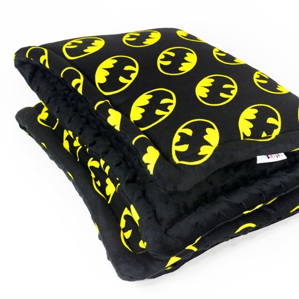 Premium Mat Plaid Blanket for the dog Batdog Psiakrew Design