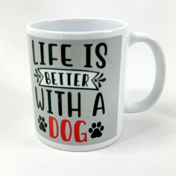 Kubek dla Psiarza Pit Bull Terrier Life is Better with a Dog Psiakrew