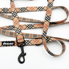 Long Dog Leash Dogberry Psiakrew width 2 cm (0.78"),  black snap hook 7 cm (3,15")