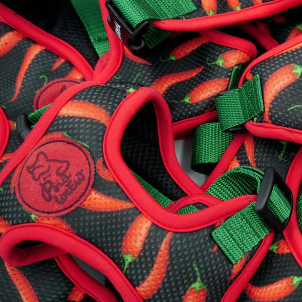 Szelki dla Psa Red Hot Chili bezuciskowe Wygodne Ultramiękkie Psiakrew